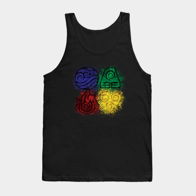 Four Elements Tank Top by sambeawesome